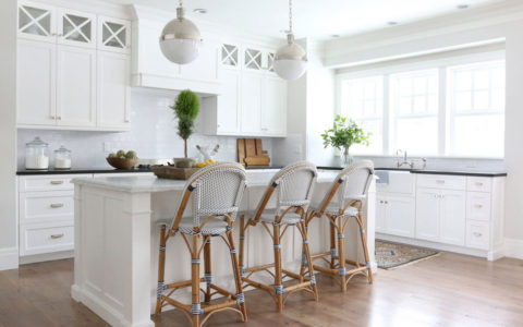 Hamptons white kitchen